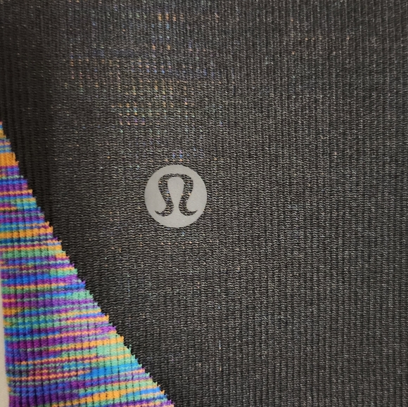Lululemon Love Revealed Tight Black / Rainbow Size 10 - Picture 11 of 13